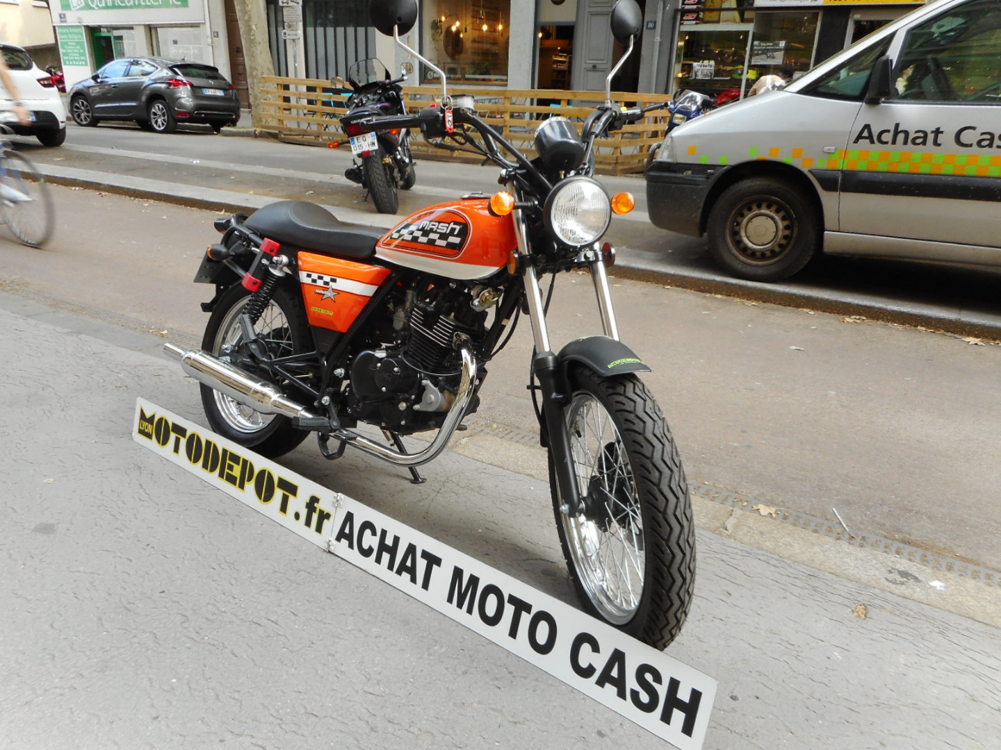 Moto depot Motos d’occasion collection mash, SEVENTY 125 MASH ORANGE